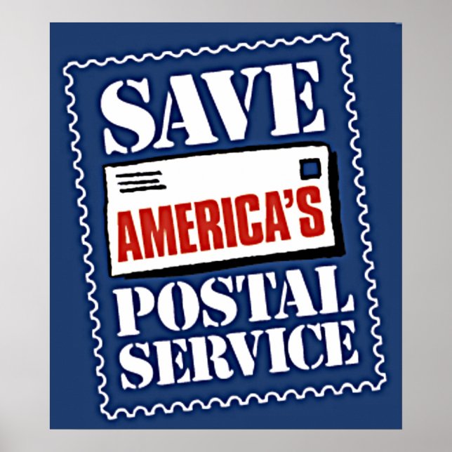 Rett Amerikas Postdienst Poster (Vorne)