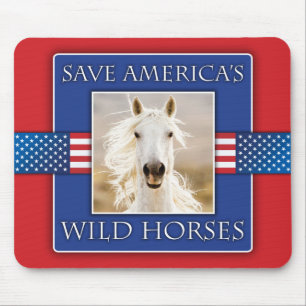 Rett Amerikas Wildpferde-Mauspad Mousepad