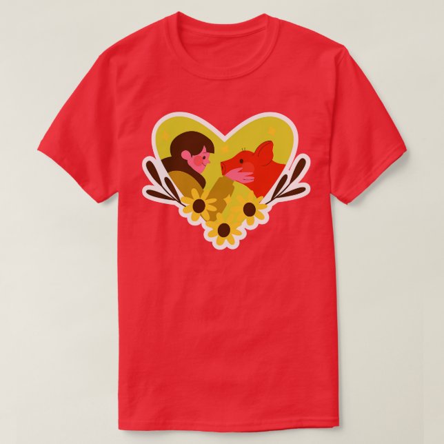 Rett Animal Go Vegan T-Shirt (Design vorne)