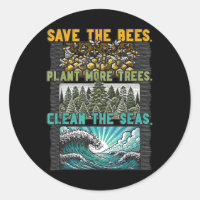 Rett Bienen Pflanze Bäume saubere Meere Umwelt Pro