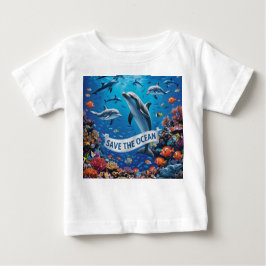 Rett bitte das Meer Baby T-shirt