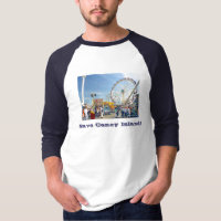 Rett Coney Island! Adult Long-Slve Raglan T - Shir