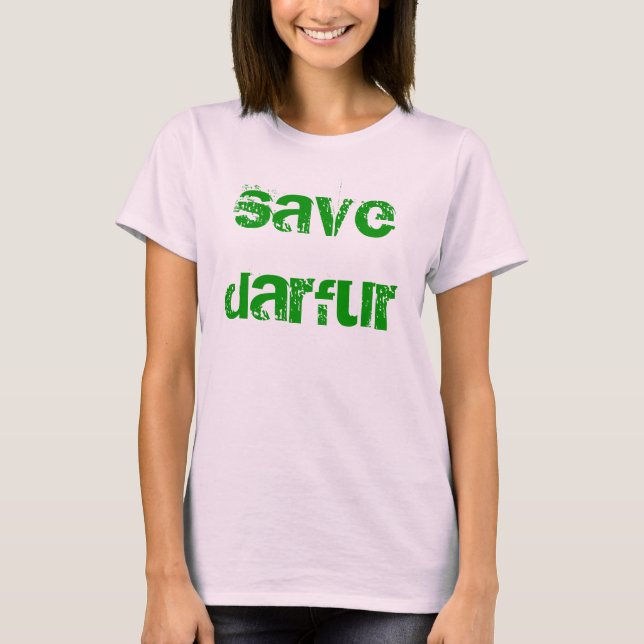 Rett Darfur T-Shirt. T-Shirt (Vorderseite)