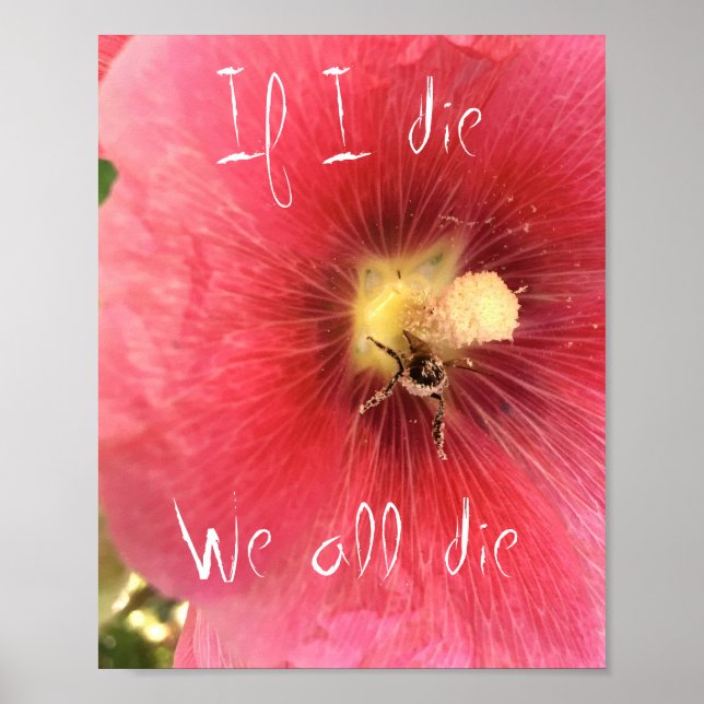 Rett das Bienenposter - 8"x10" Poster (Vorne)
