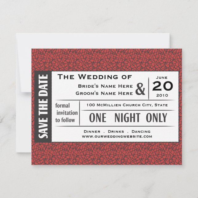 Rett dein Ticket! Einladung (Vorderseite)