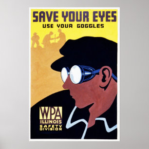 RETT DEINE AUGEN: Nutzen Sie Ihre Goggles Old Illi Poster