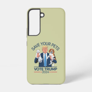 Rett deine Haustierabstimmung für Trump Wahlangebo Samsung Galaxy Hülle