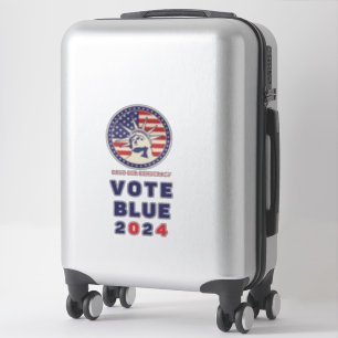 Rett Demokratie Abstimmung Blue 2024 Wahl XL Decal Aufkleber