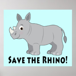 Rett den Rhino! Poster