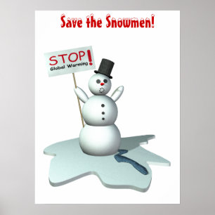 Rett den Schneemann! Poster