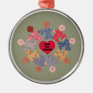 Rett der Babys Ornament Aus Metall