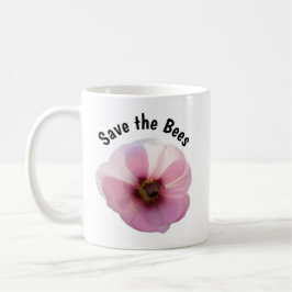 Rett der Bees Pink Hollyhock-Tasse Kaffeetasse