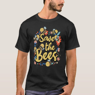 Rett der Bienen Bienenhalter niedliche Honigbienen T-Shirt