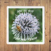 Rett der Bienen Globe Thistle Floral