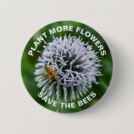 Rett der Bienen Globe Thistle Floral Button