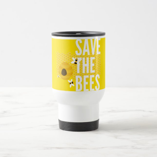Rett der Bienen-HONEYCOMB-Honigtopf Reisebecher (Mittel)