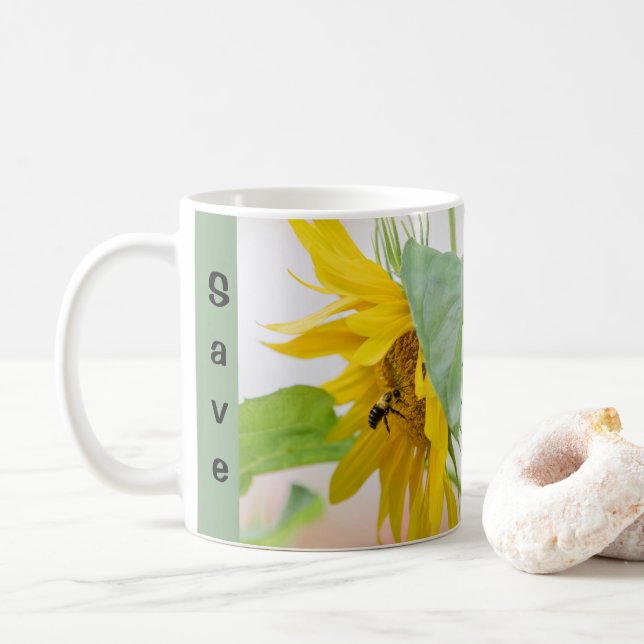 Rett der Bienen Kaffeetasse (Mit Donut)