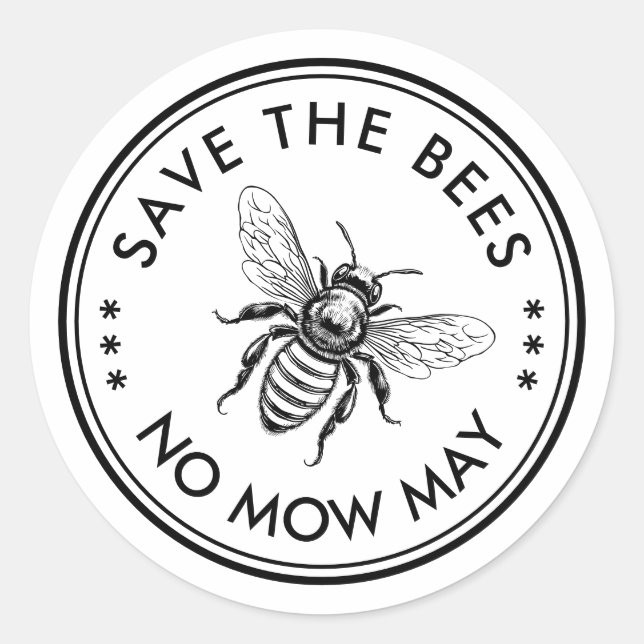 Rett der Bienen kein Aufkleber für Mäuse (Vorderseite)