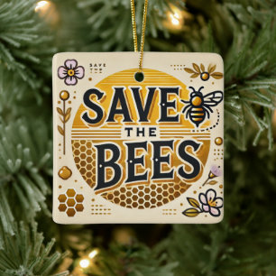 Rett der Bienen Keramikornament