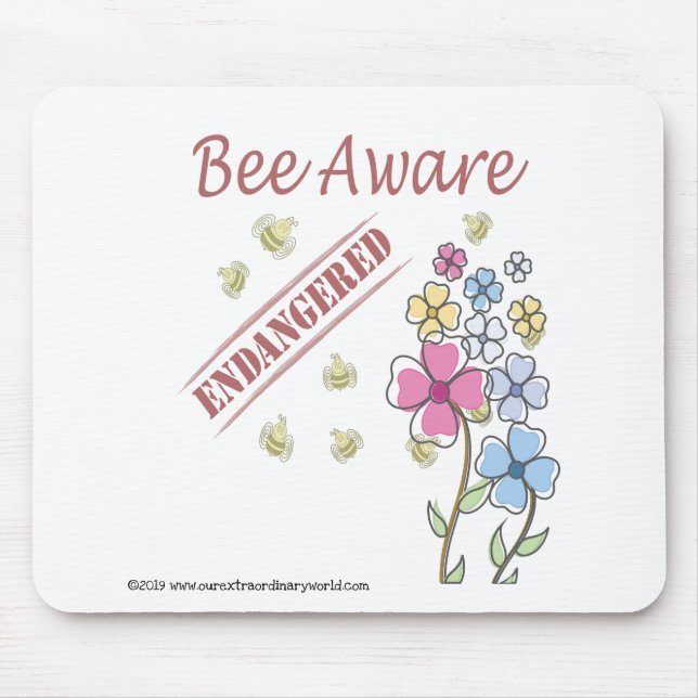 Rett der Bienen Mousepad (Vorne)