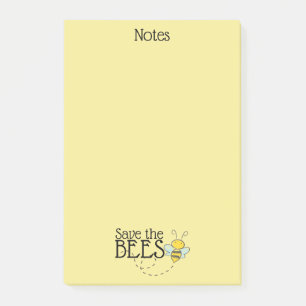 Rett der Bienen-Nachhinweise Post-it Klebezettel