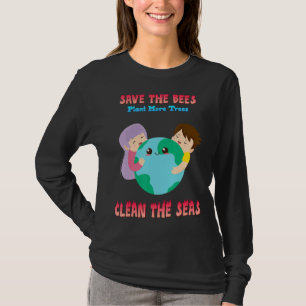 Rett der Bienen Pflanze Mehr Bäume Sprichwort sark T-Shirt