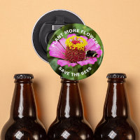 Rett der Bienen Rosa Zinnia-Blume