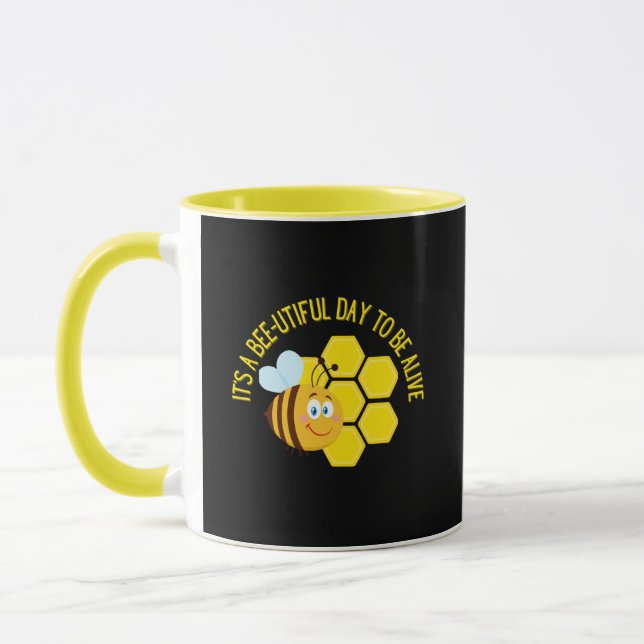 Rett der Bienen-Slogan Quotes Sensibilisierungsges Tasse (Links)