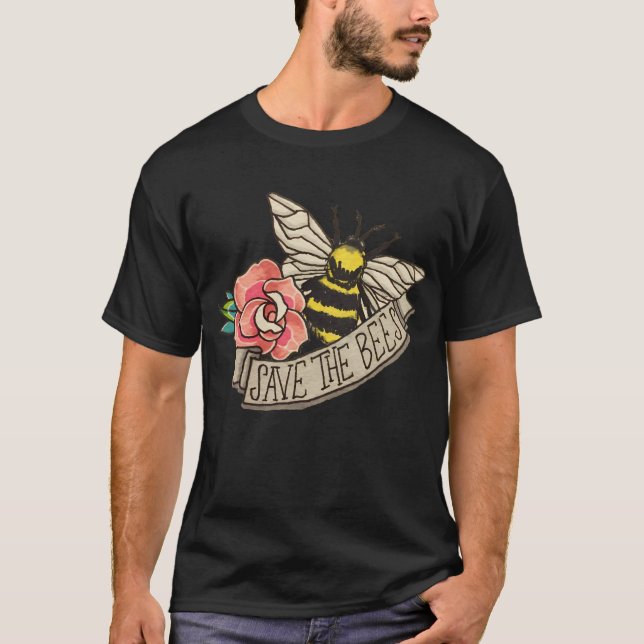 Rett der Bienen T-Shirt (Vorderseite)
