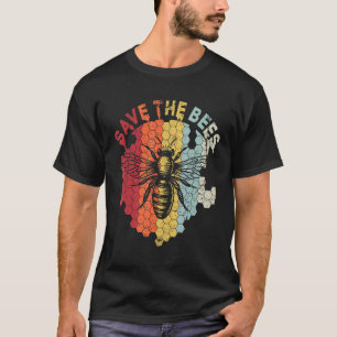 Rett der Bienen Umweltschützer Bienen Retro-Stil 1 T-Shirt