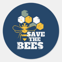 Rett der Bienen Vintag Retro Honey Imker