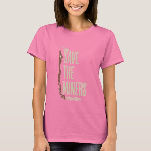 Rett der chilenischen Bergwerke T-Shirt (Vorderseite)