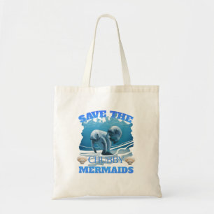 Rett der Chubby Mermaids Manatees Tragetasche