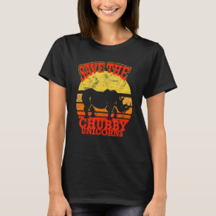Rett der Chubby Unicorns Retro I Vintag I Rhino 2 T-Shirt