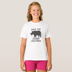 Rett der Chubby-Unikorne - Farbe wählen T-Shirt