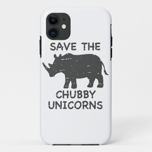 Rett der Chubby-Unikorne - Wählen Sie die Hintergr Case-Mate iPhone Hülle (Rückseite)