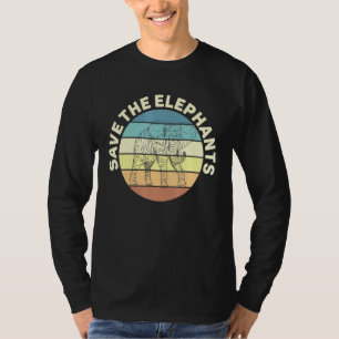 Rett der Elefanten-Liebe Tiere T-Shirt