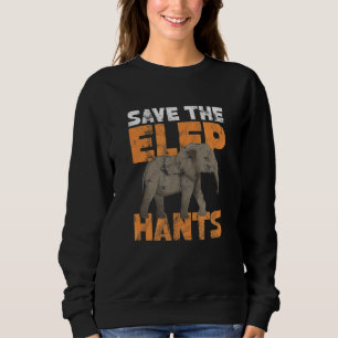 Rett der Elefantenkonservierung in Bedrängnis Sweatshirt