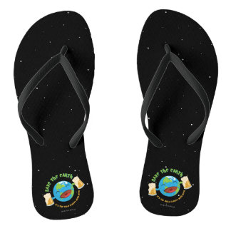 Rett der Erde Flip Flops