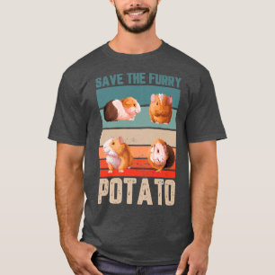 Rett der Furry Potato Geschenke für eine Guinea Sc T-Shirt