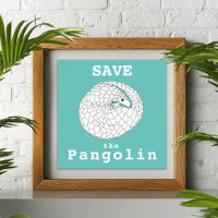 Rett der gefährdeten Tierwelt Pangolin