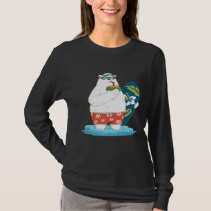 Rett der globalen Erwärmung des arktischen Surfpil T-Shirt