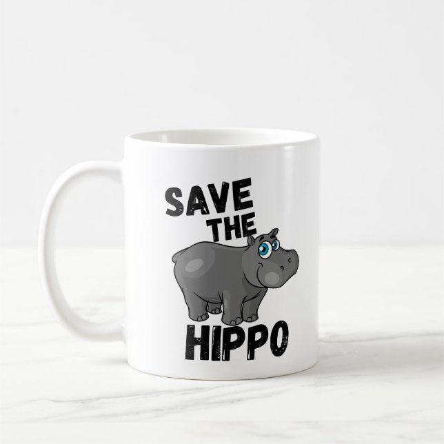RETT der Hippo-Tasse Kaffeetasse (Links)