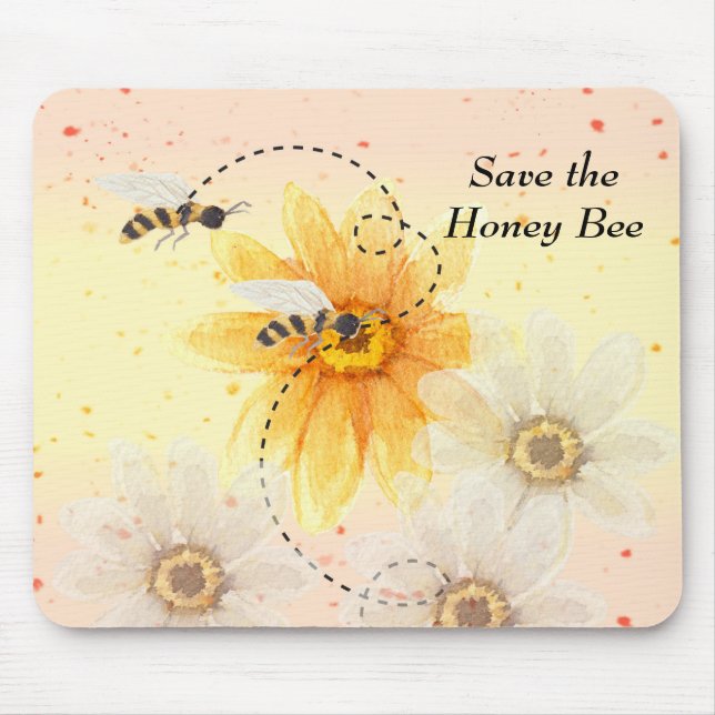 Rett der Honey Bee Mouse Pad Mousepad (Vorne)