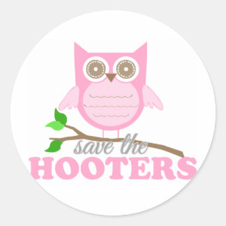 Rett der Hooters Runder Aufkleber