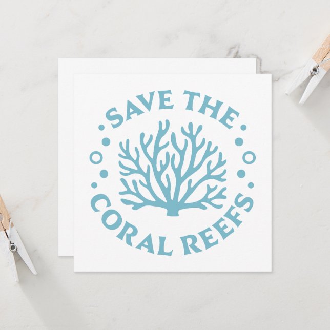 Rett der Korallenriffe (Vorderseite/Rückseite Beispiel)