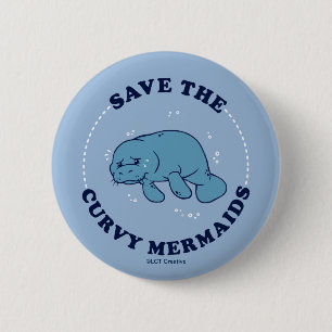 Rett der kurven Mermaids Button
