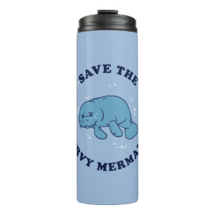 Rett der kurven Mermaids Thermosbecher