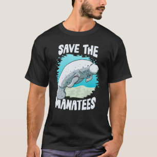 Rett der Manatee Geschenke für Meereskuhliebhaber T-Shirt