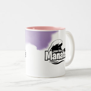 Rett der Manatee-Tasse Zweifarbige Tasse